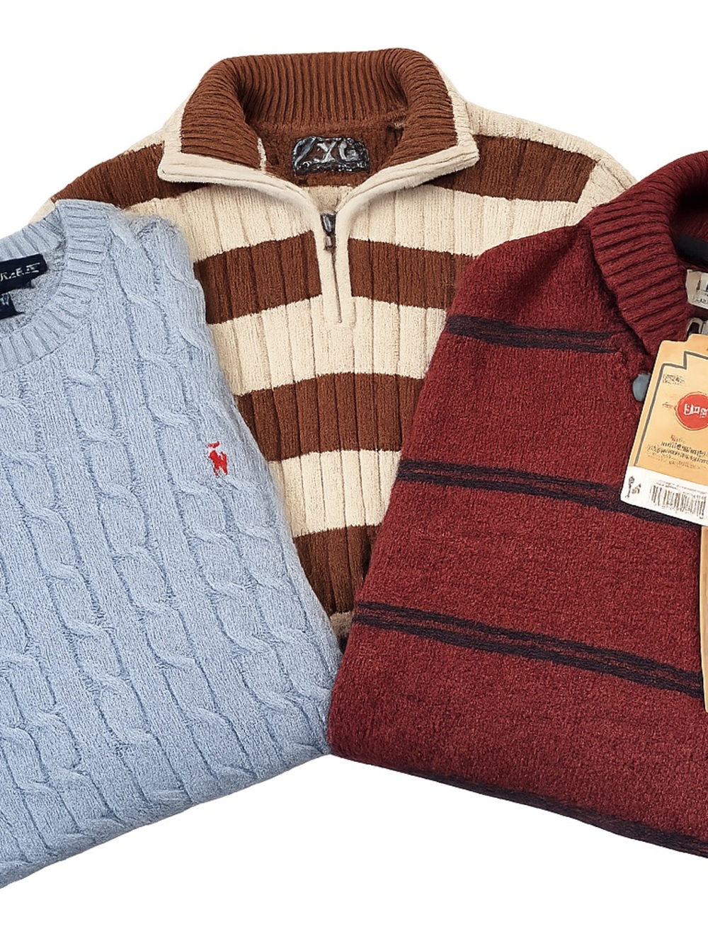 🍂 Youth Boys Lightweight 3 Sweater Sizes S & M Fall & Back-to-School 🍂
